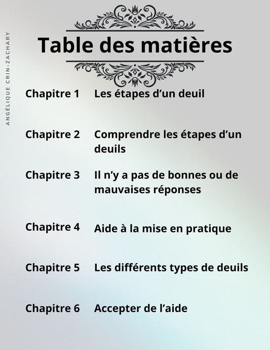 TOME I Les différents types de deuils