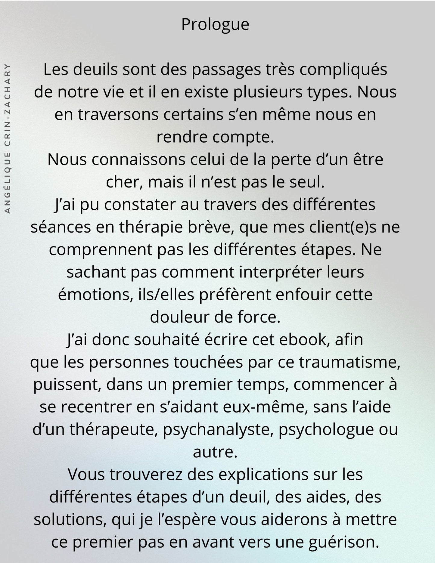 TOME I Les différents types de deuils